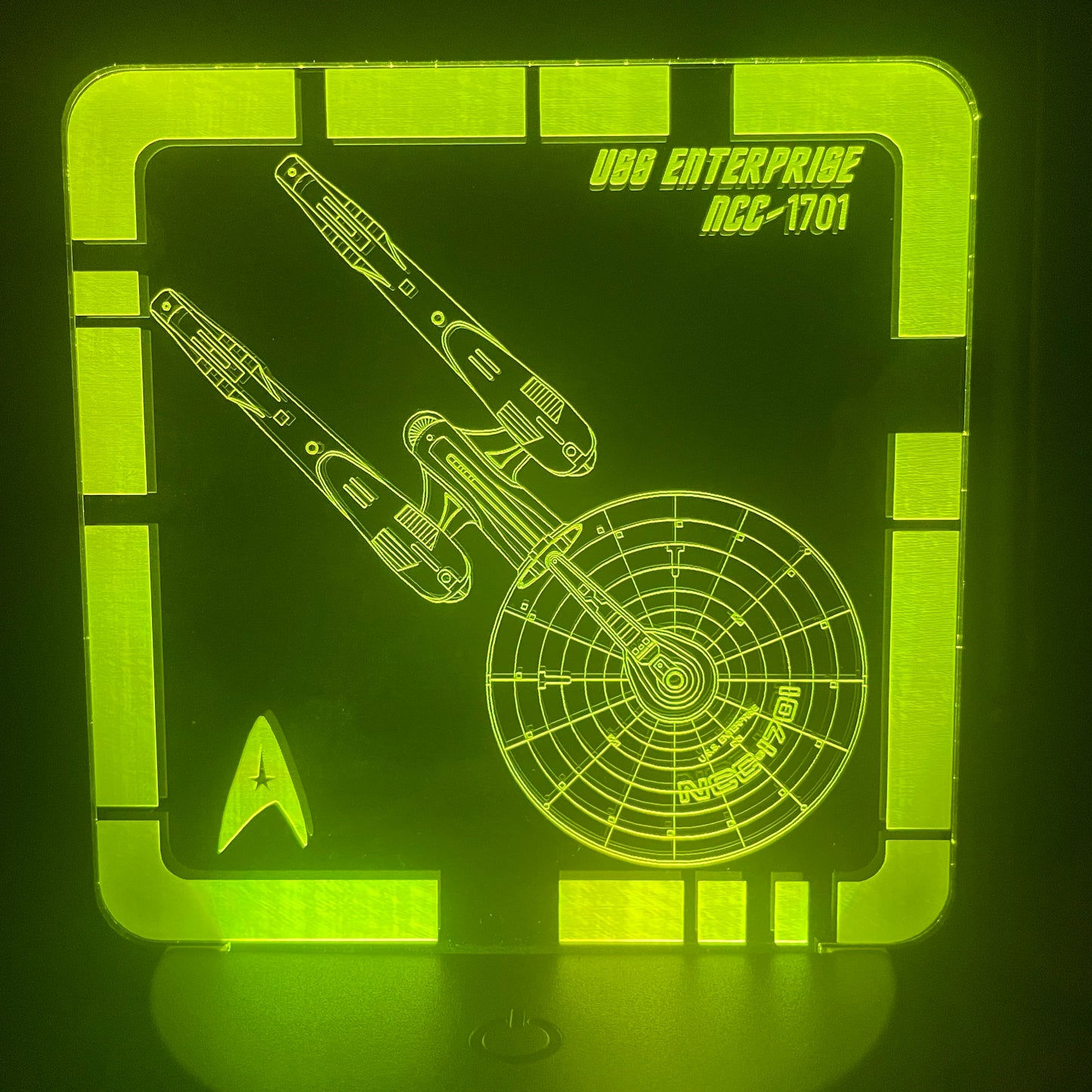 USS Enterprise (Kelvin) - Plaque LED