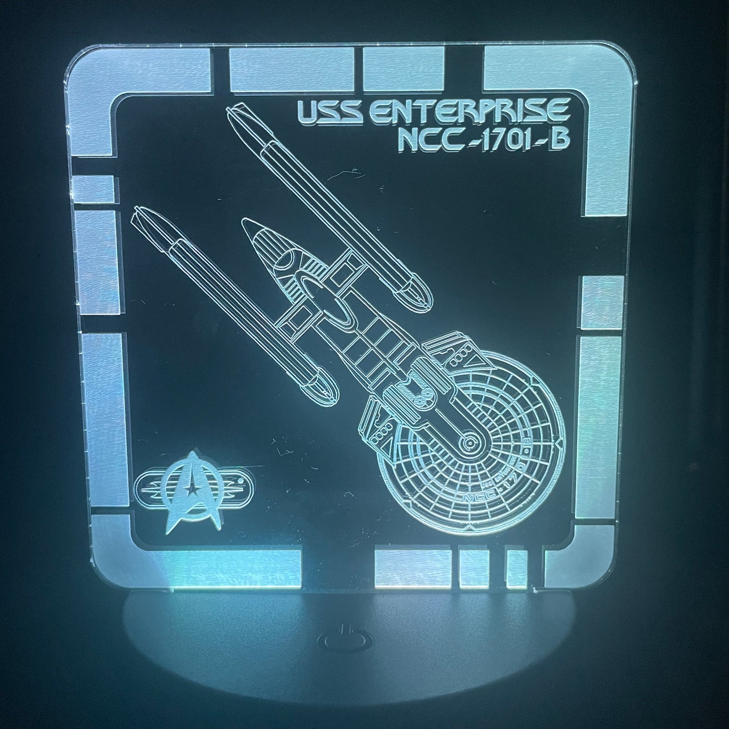 USS Enterprise NCC-1701-B - Plaque LED