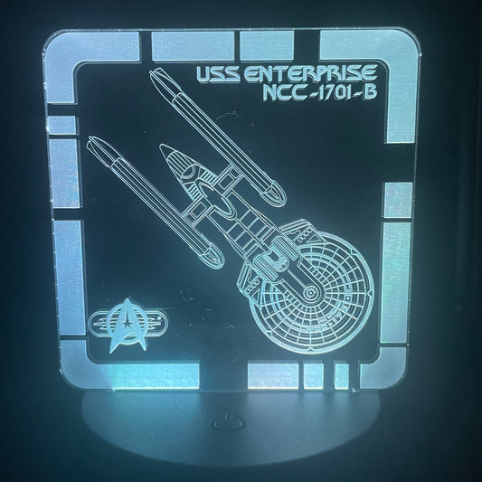 USS Enterprise NCC-1701-B - Plaque LED
