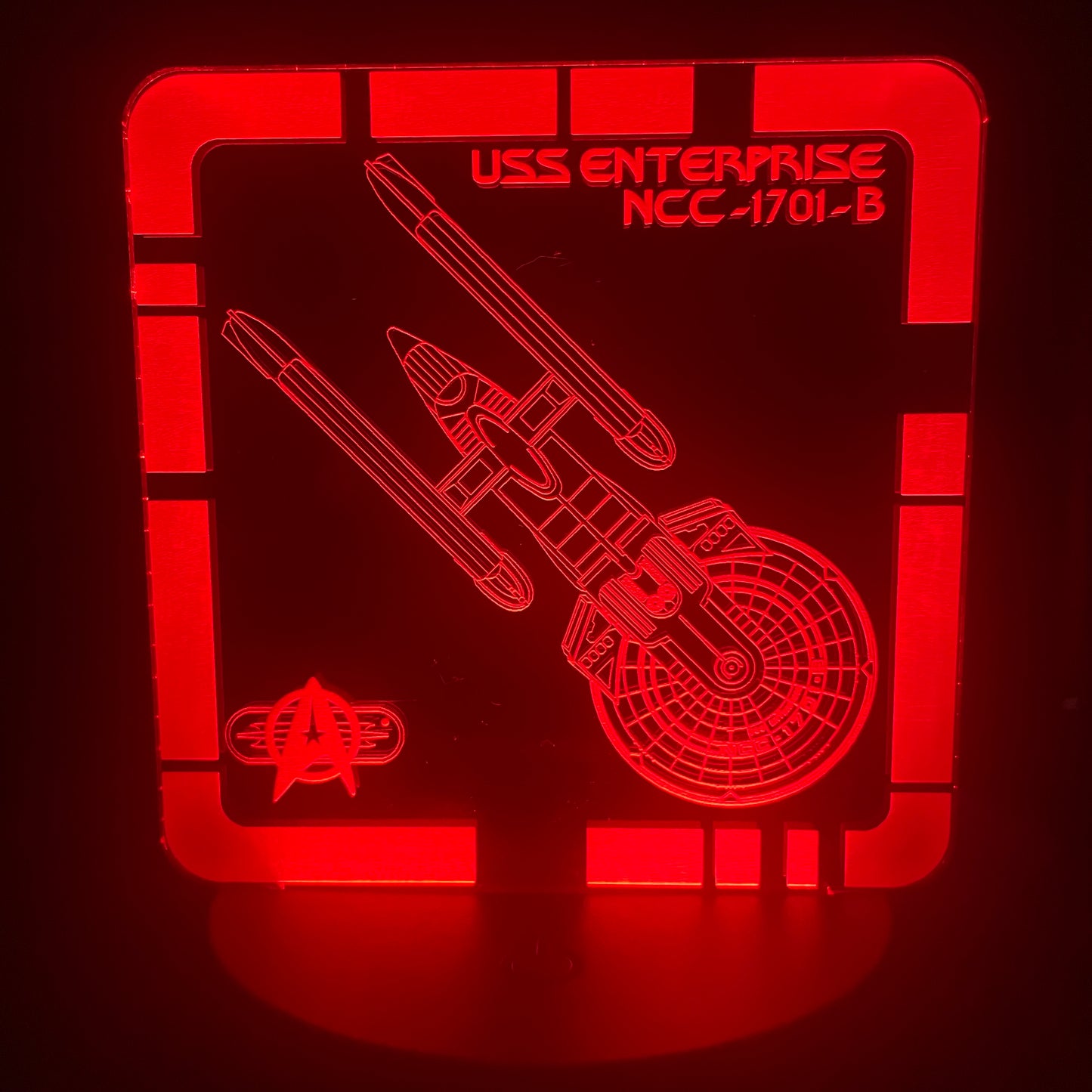 USS Enterprise NCC-1701-B - Plaque LED