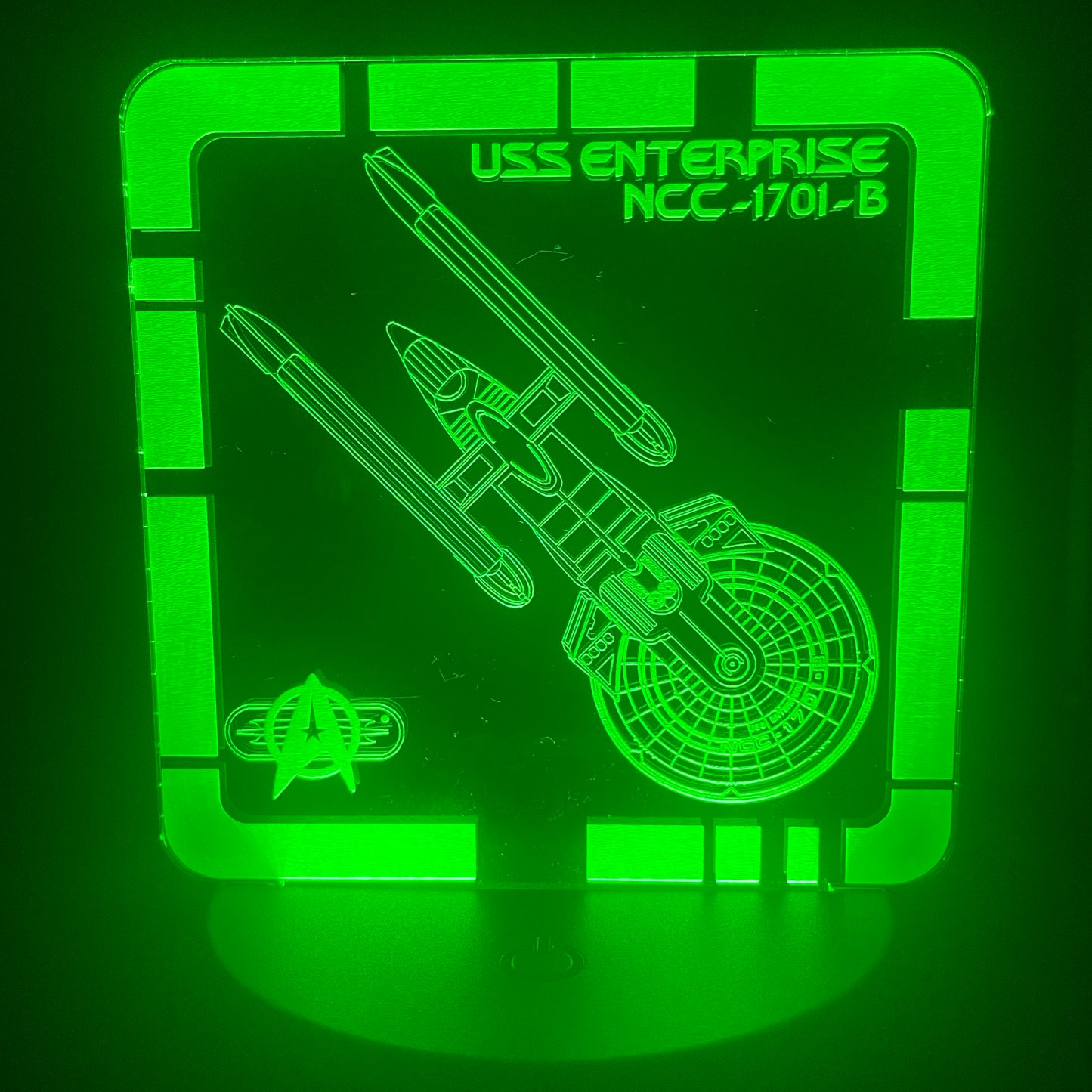 USS Enterprise NCC-1701-B - Plaque LED