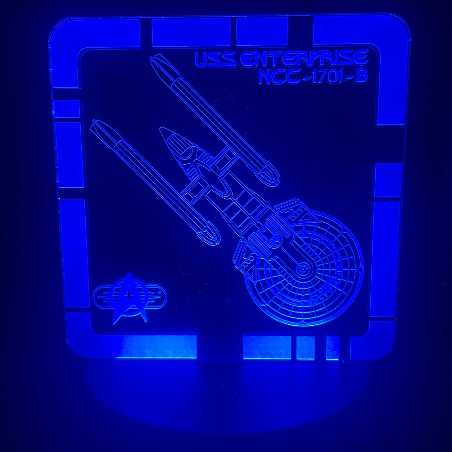 USS Enterprise NCC-1701-B - Plaque LED