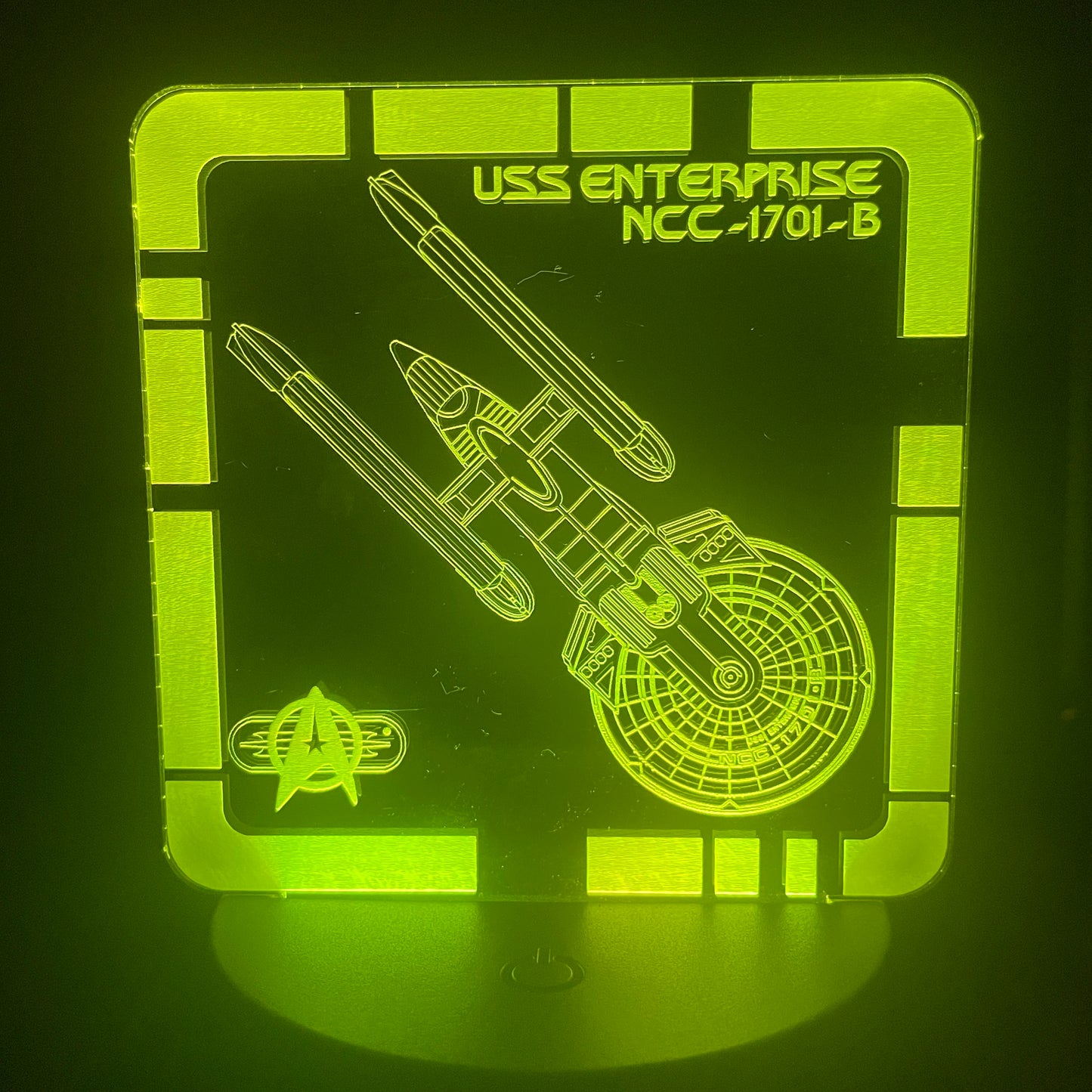 USS Enterprise NCC-1701-B - Plaque LED
