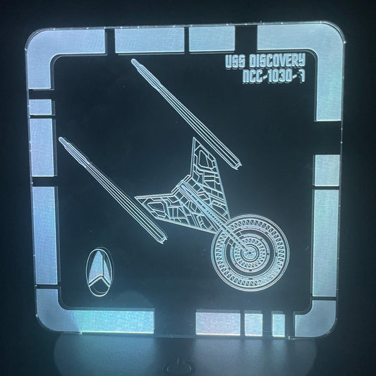 USS Discovery Refit - Plaque LED
