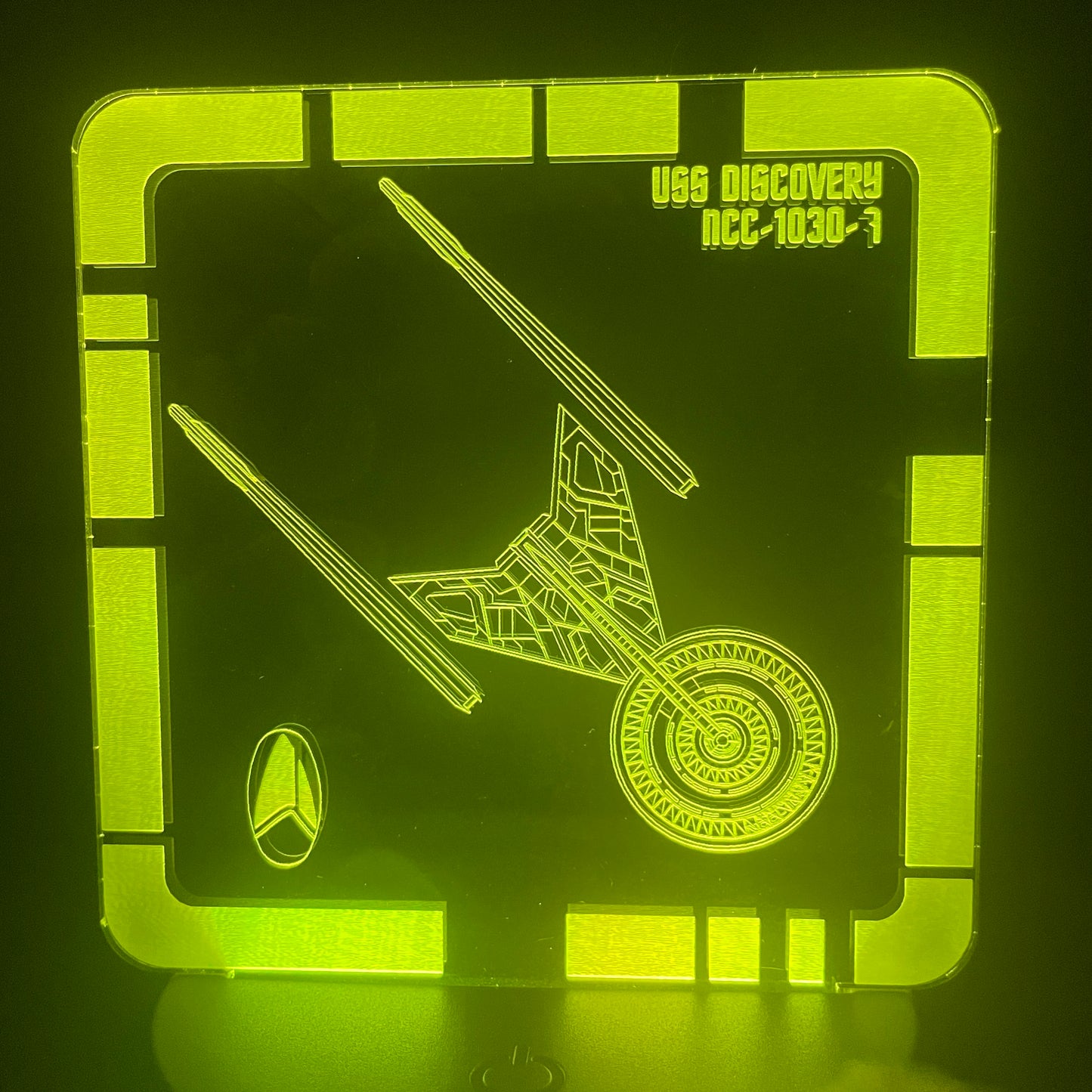 USS Discovery Refit - Plaque LED