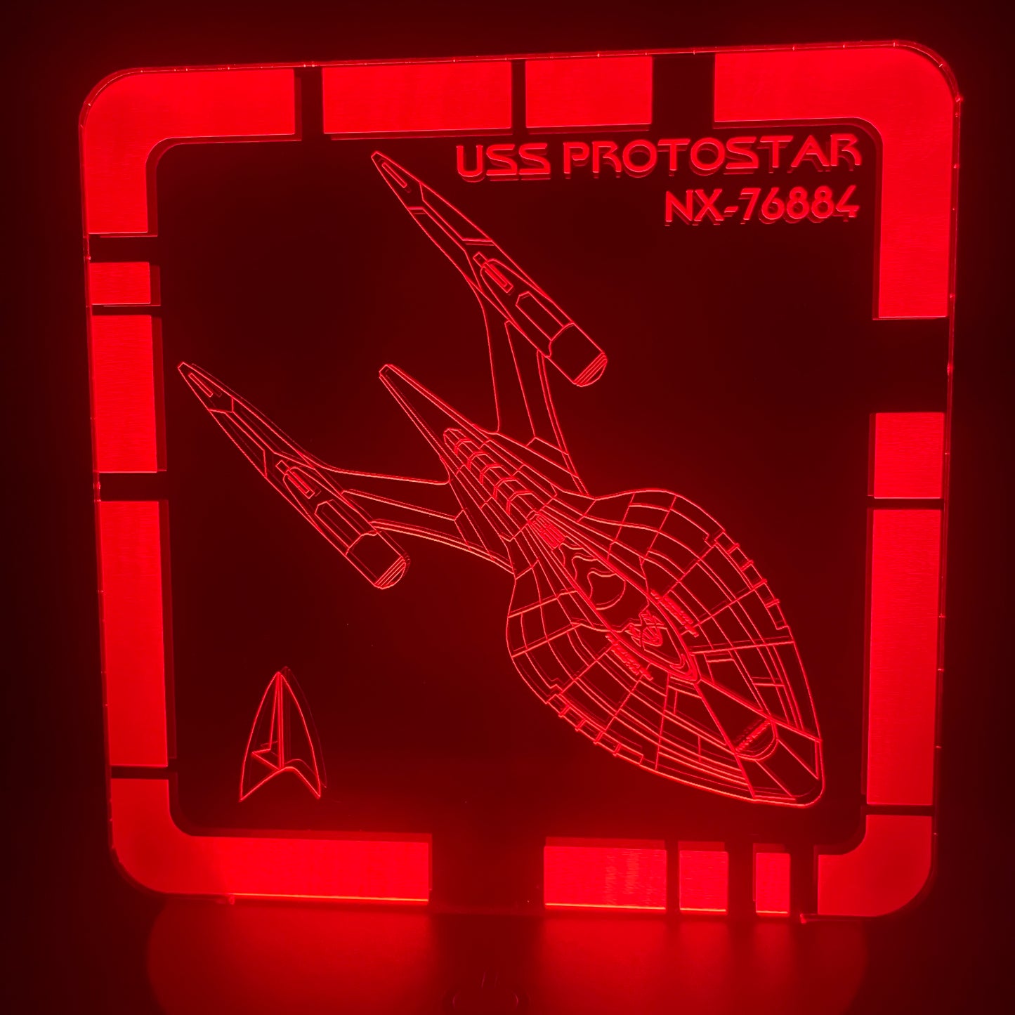 USS Protostar - Plaque LED