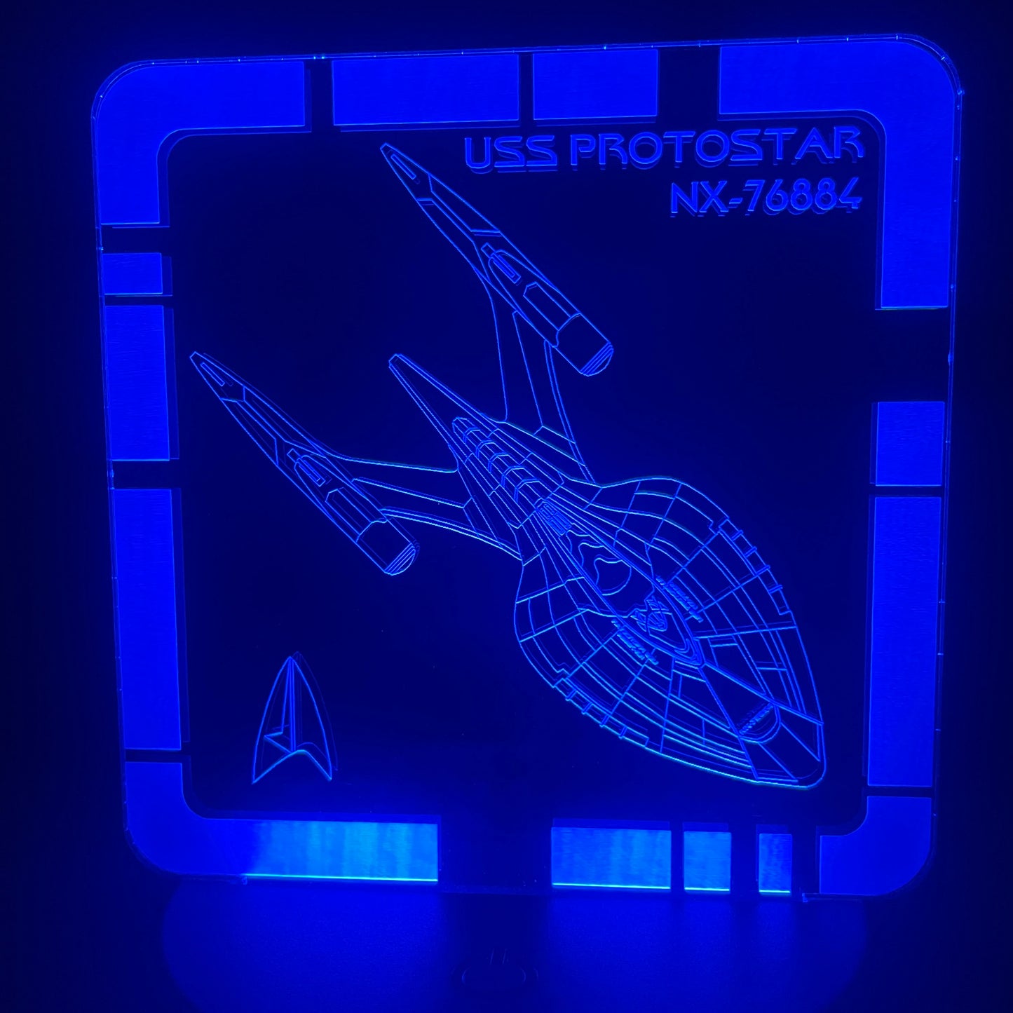 USS Protostar - Plaque LED