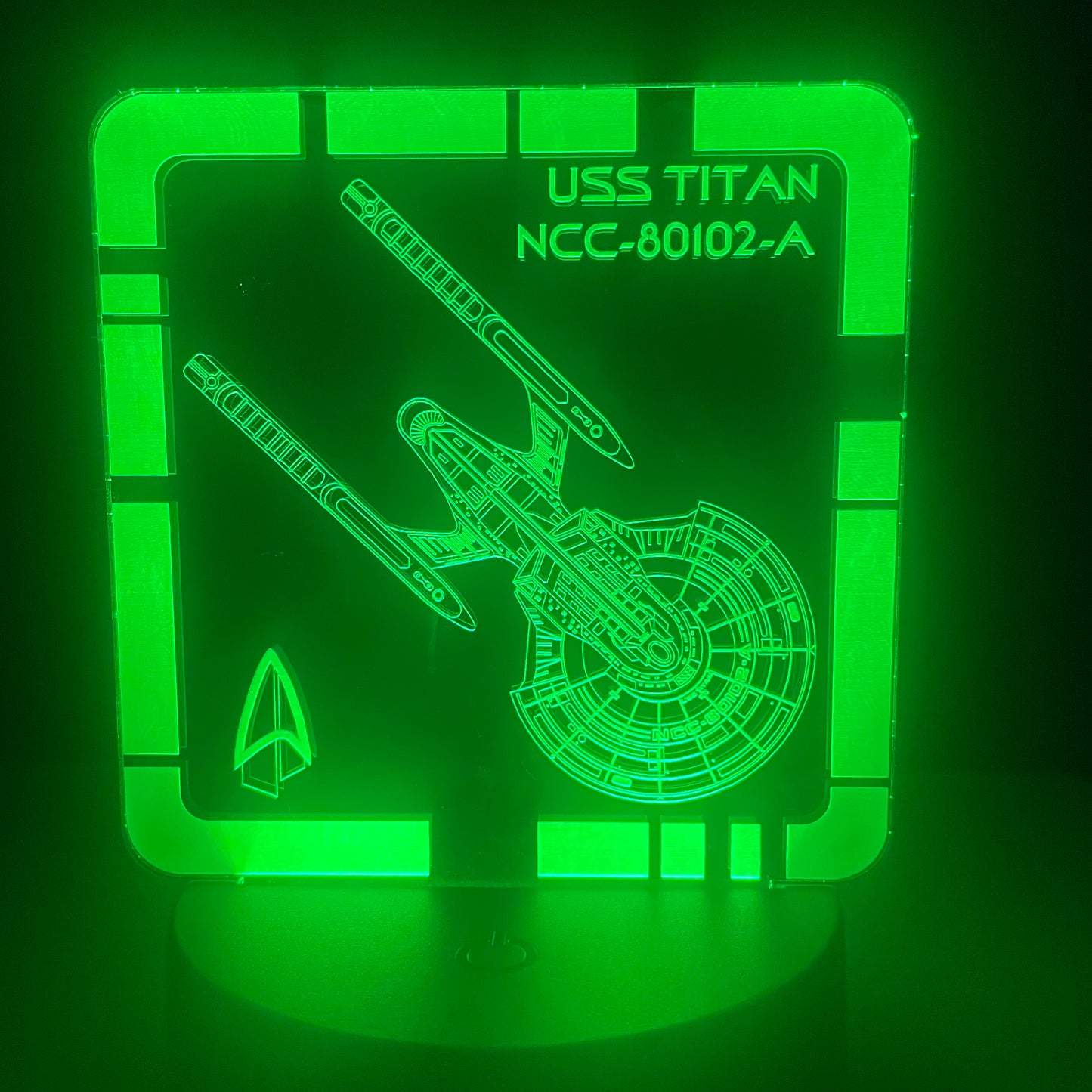 USS Titan-A - Plaque LED