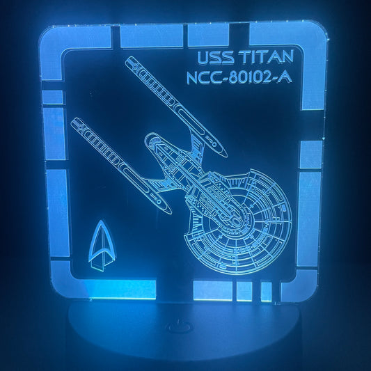 USS Titan-A - Plaque LED
