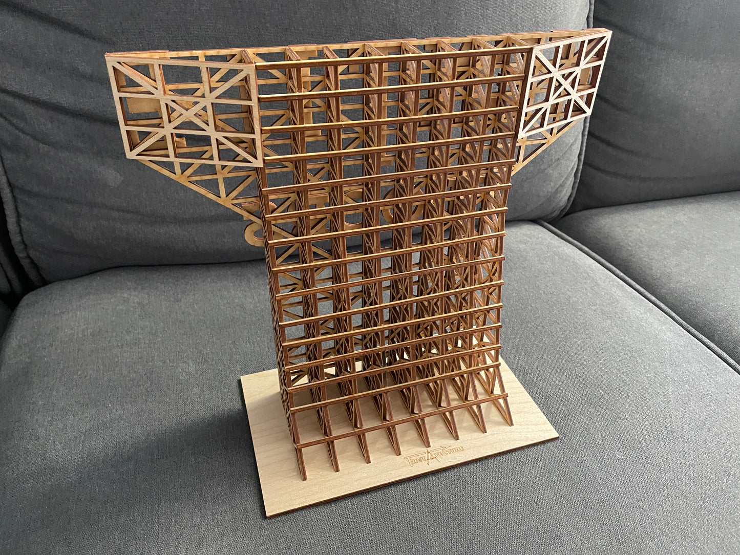 Kentile Sign Wood Model