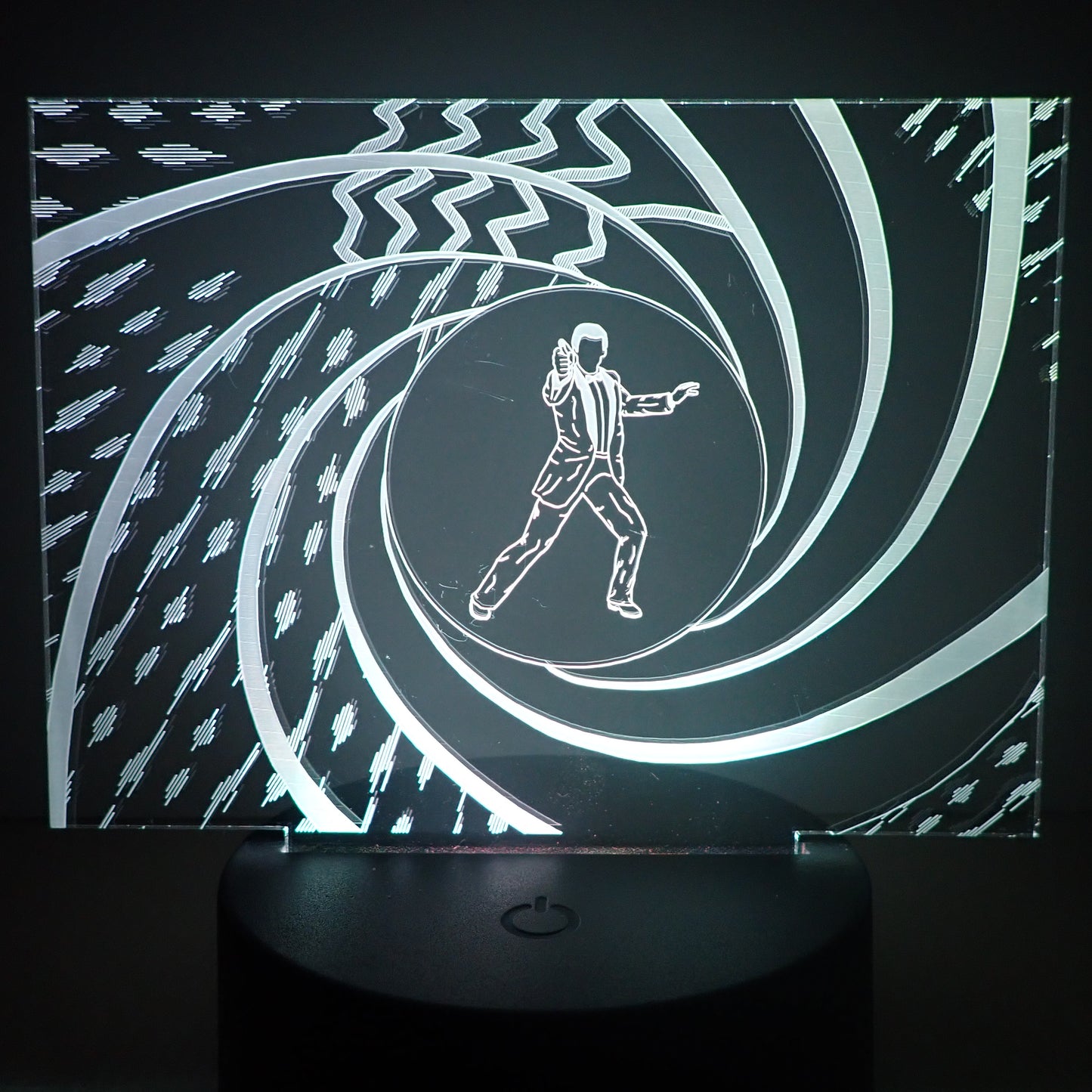 James Bond Gun Barrel - LED light