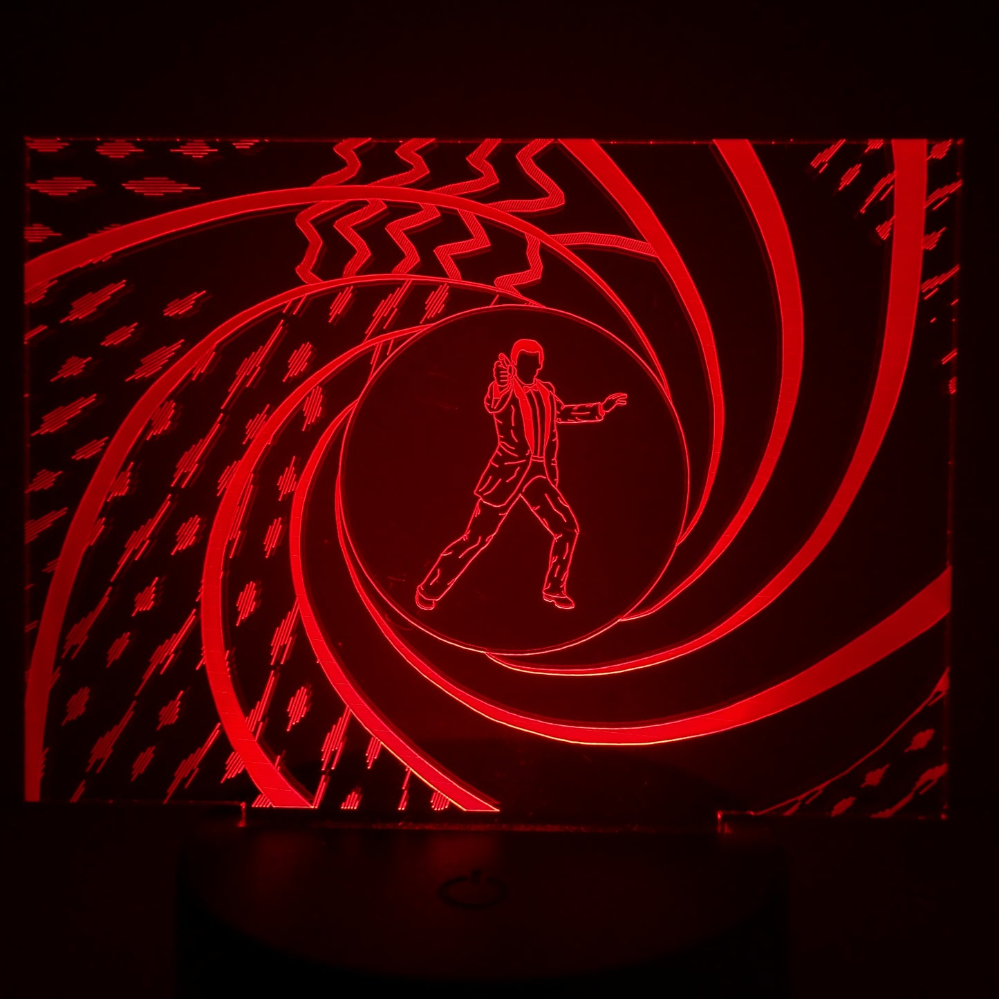 James Bond Gun Barrel - LED light