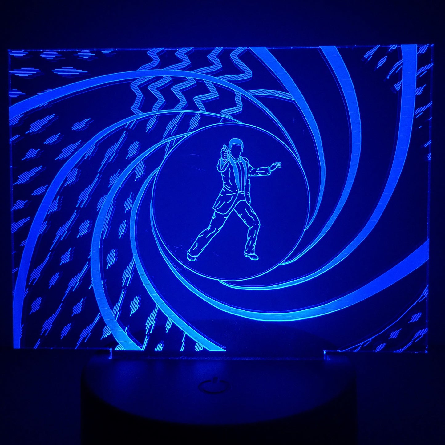 James Bond Gun Barrel - LED light