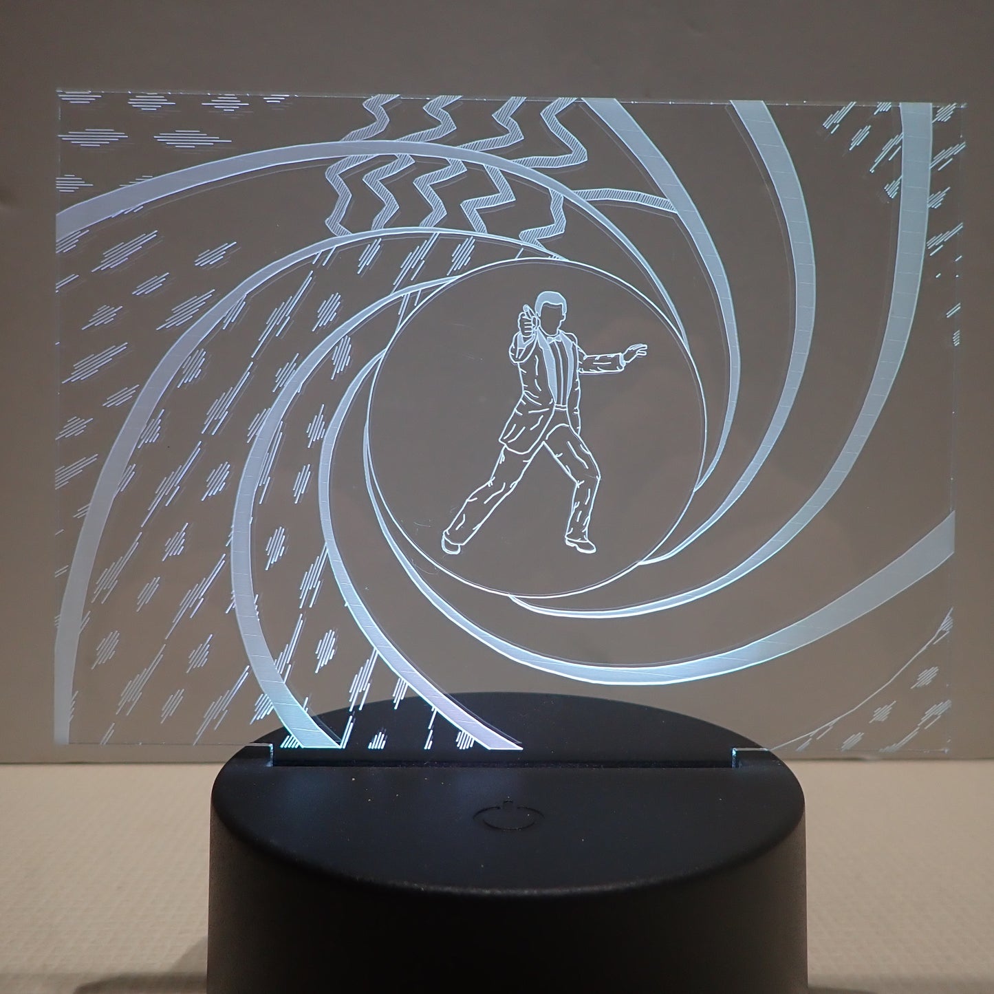 James Bond Gun Barrel - LED light