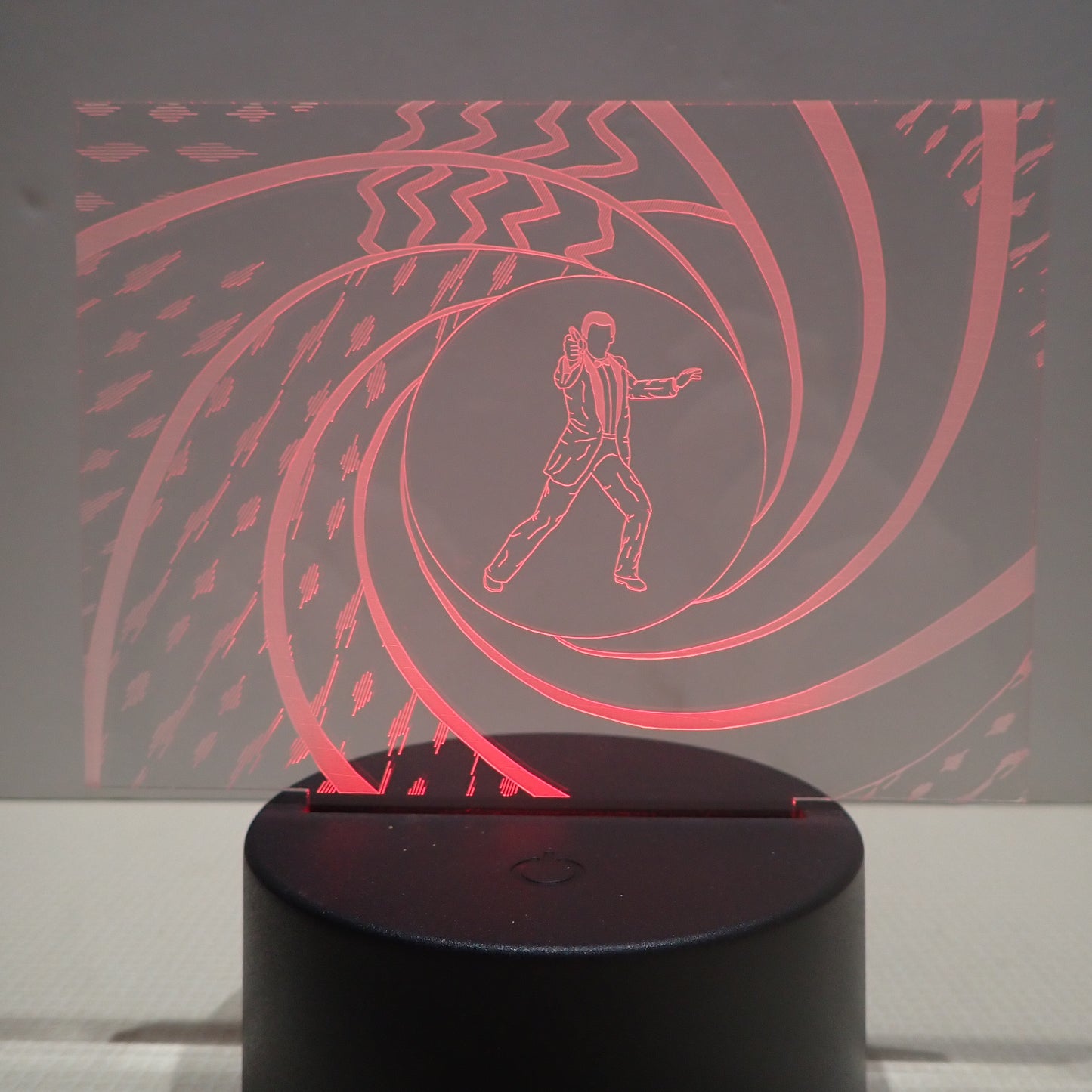 James Bond Gun Barrel - LED light