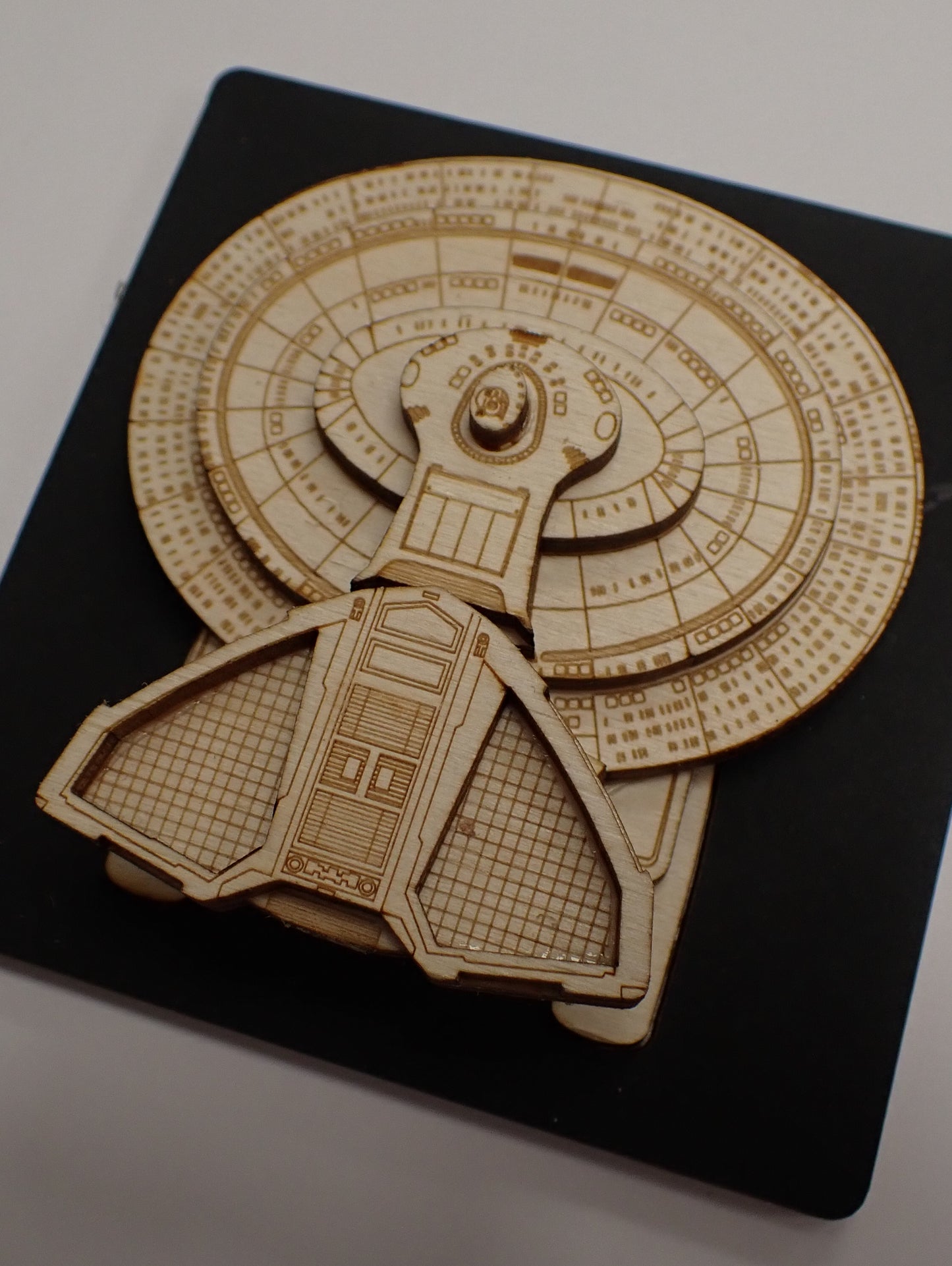 Nedbula Class - Wood Mini Plaque