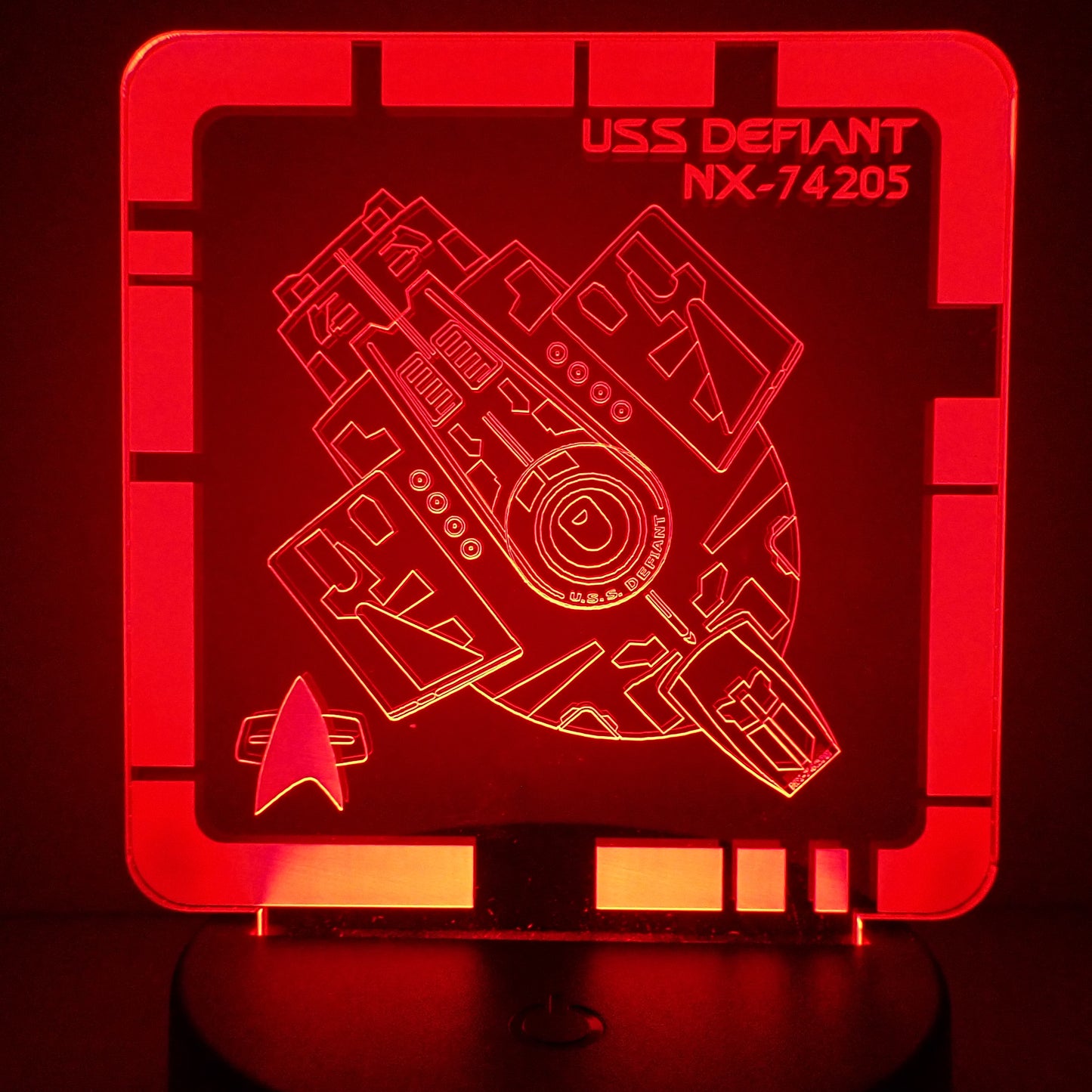 USS Defiant - Plaque LED