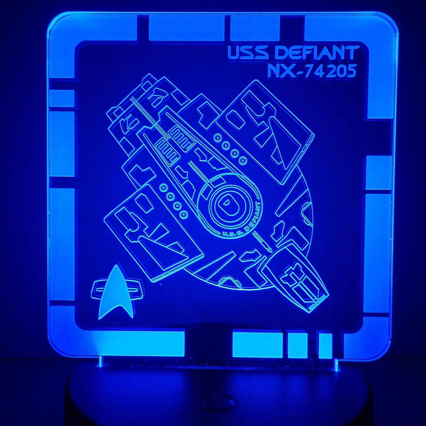 USS Defiant - Plaque LED