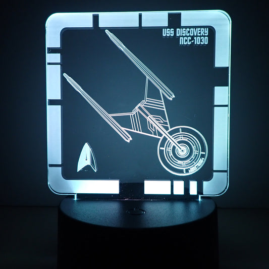 USS Discovery  - Plaque LED