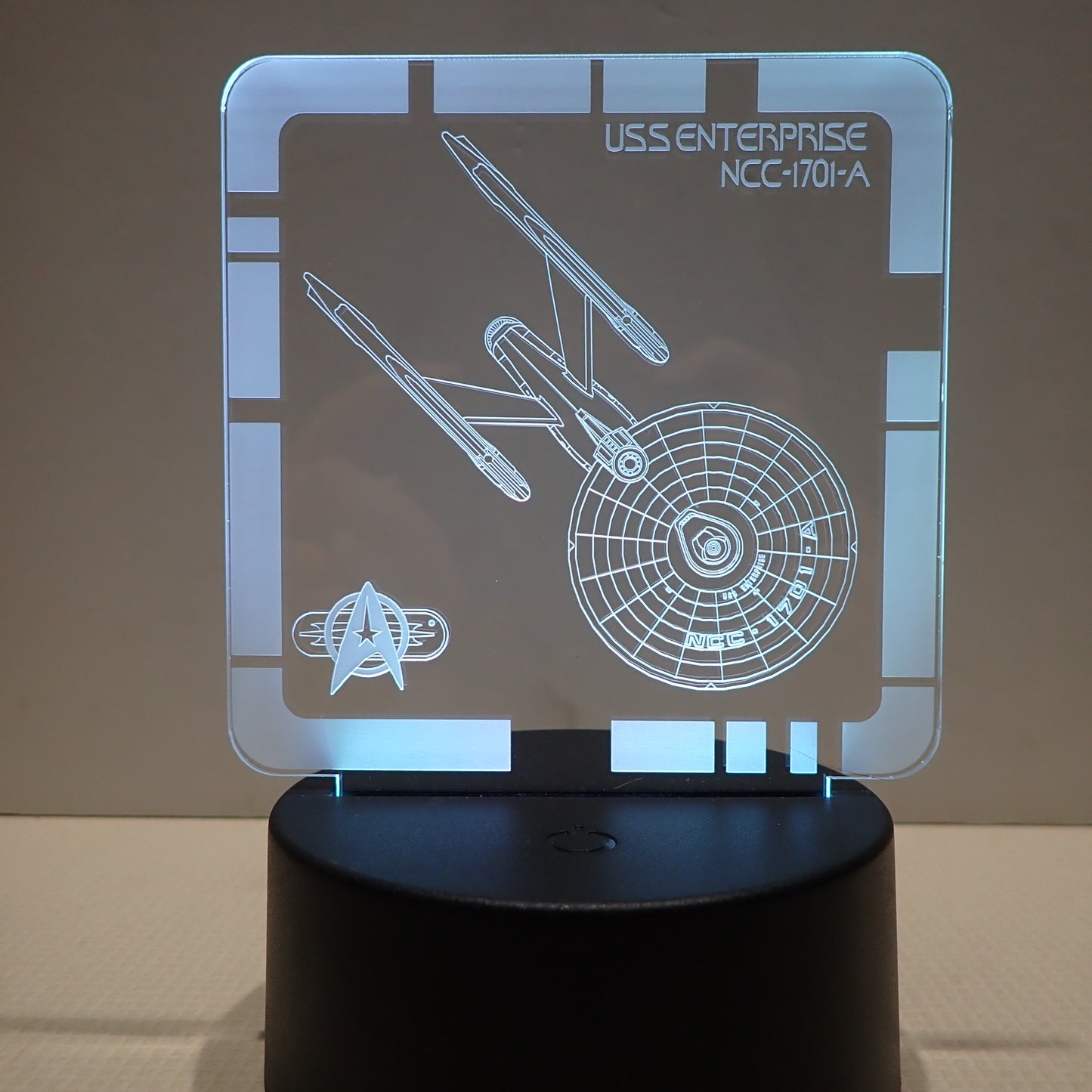 USS Enterprise NCC-1701-A - Plaque LED