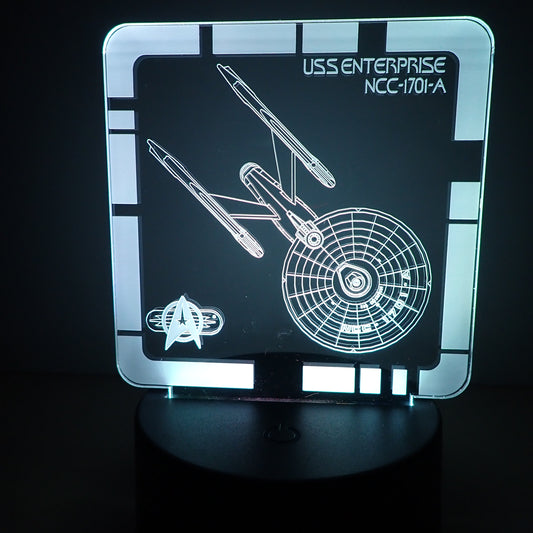 USS Enterprise NCC-1701-A - Plaque LED