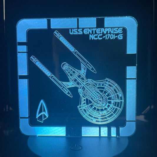 USS Enterprise NCC-1701-G - Plaque LED