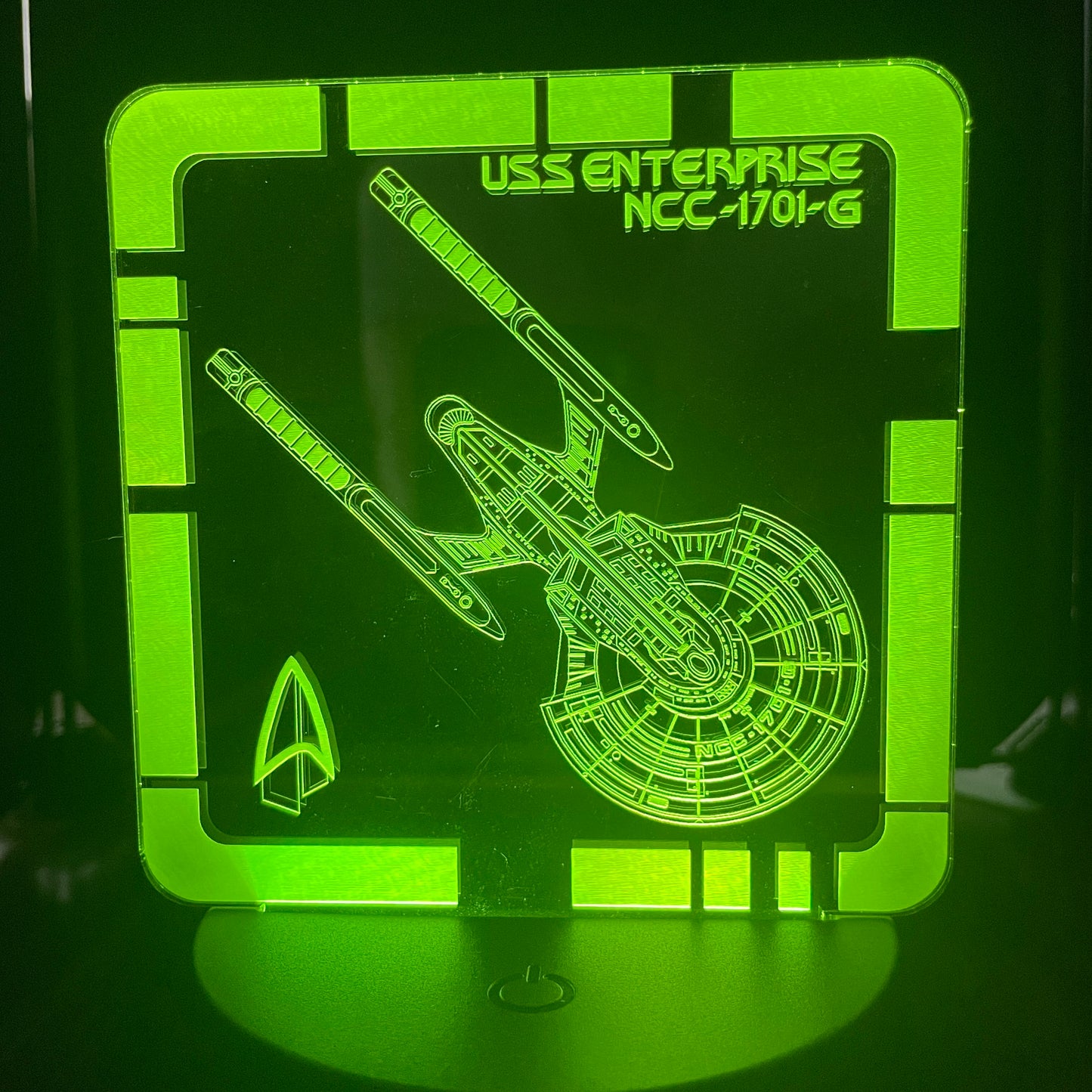USS Enterprise NCC-1701-G - Plaque LED