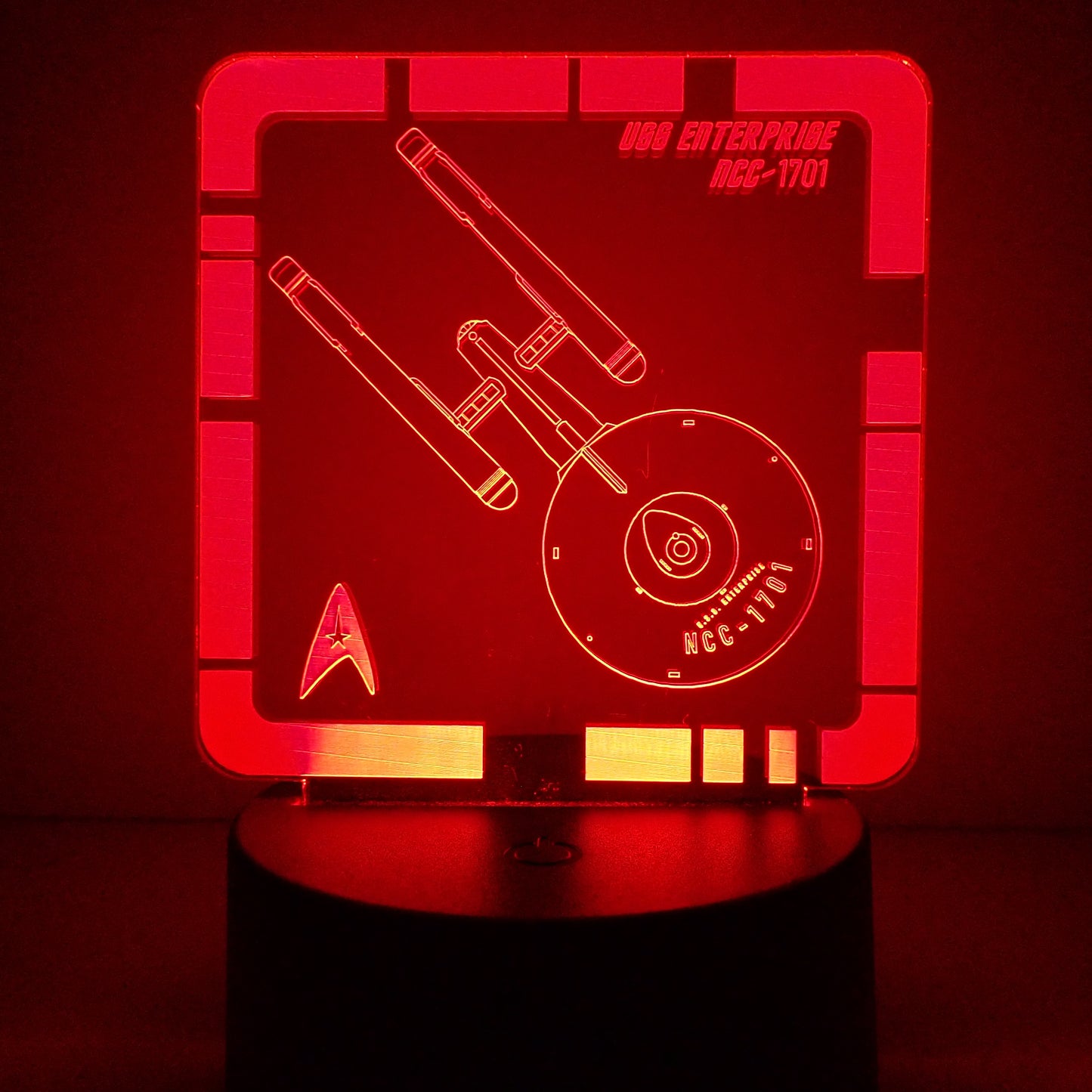USS Enterprise NCC-1701 - Plaque LED