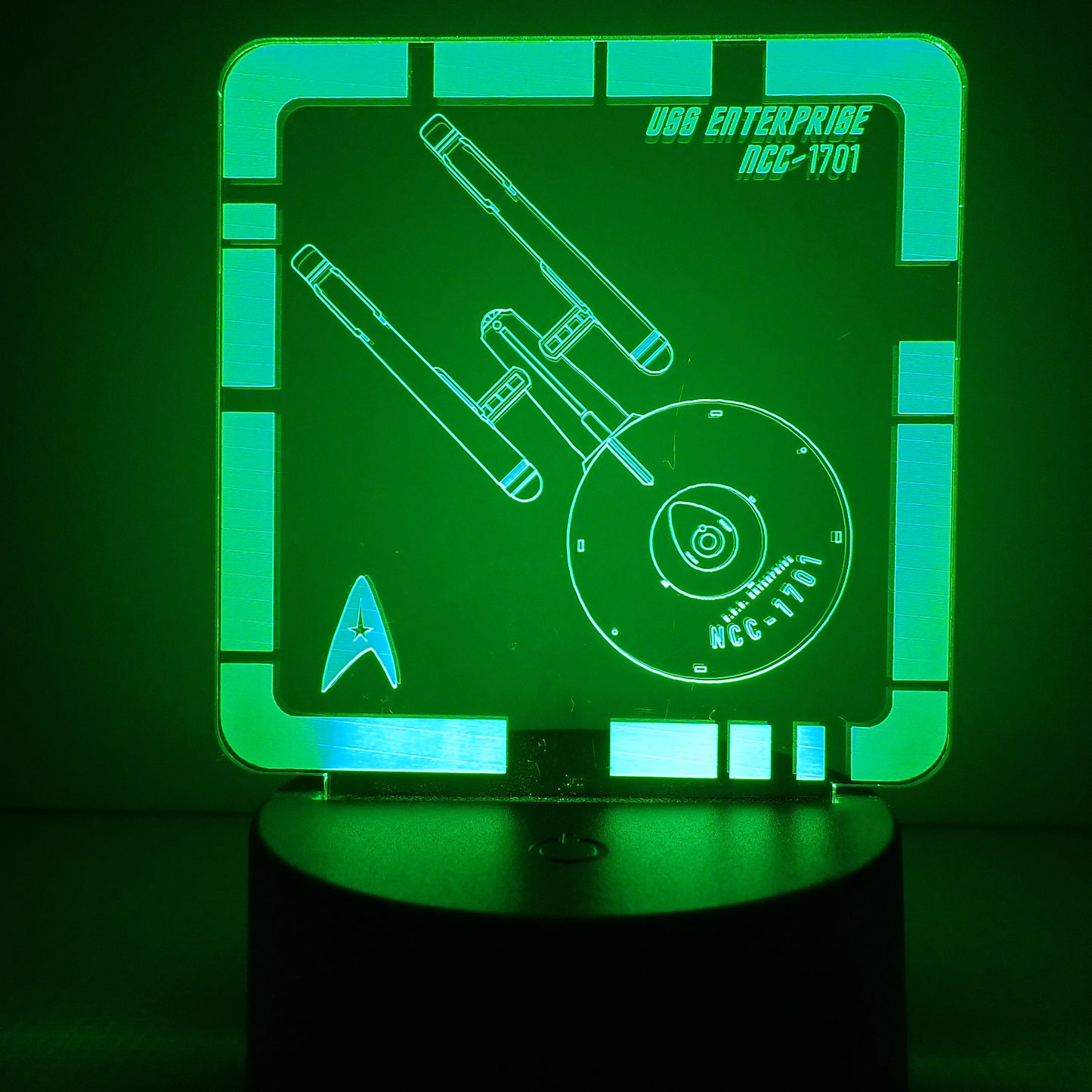 USS Enterprise NCC-1701 - Plaque LED