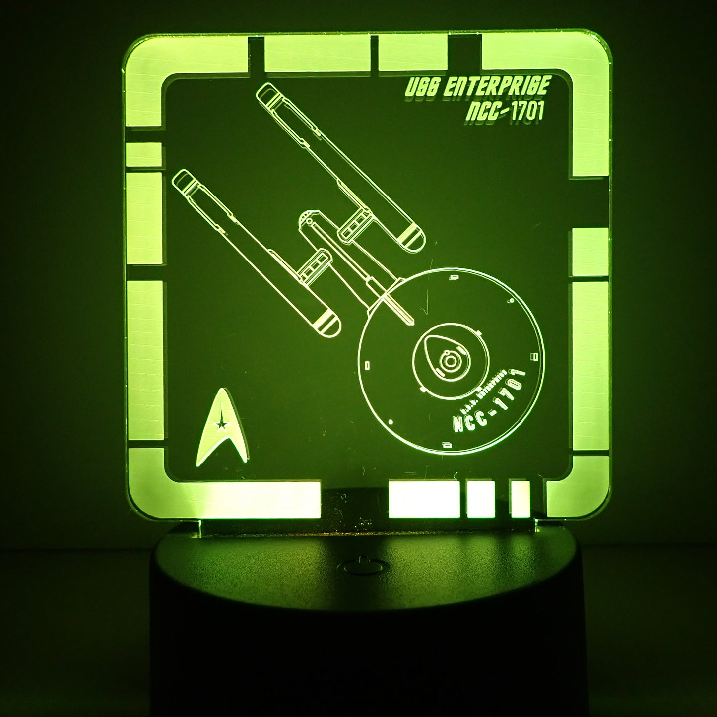 USS Enterprise NCC-1701 - Plaque LED
