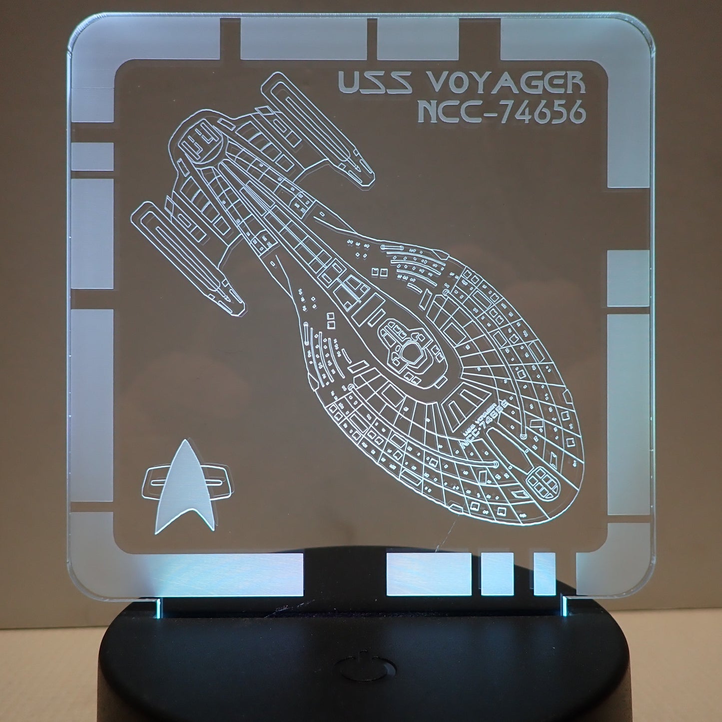 USS Voyager - Plaque LED