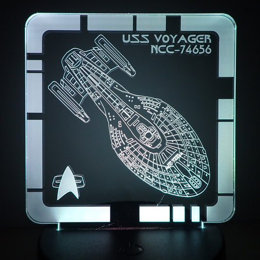 USS Voyager - Plaque LED