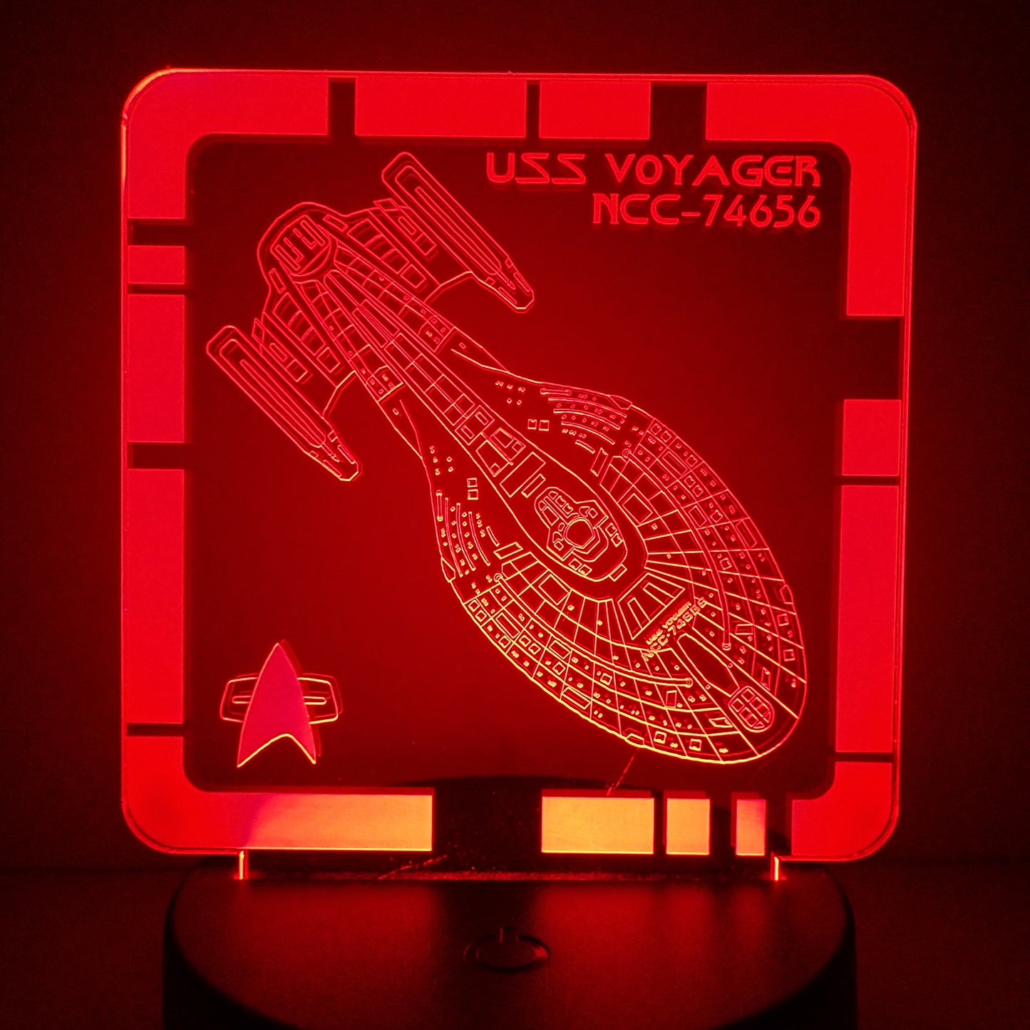 USS Voyager - Plaque LED