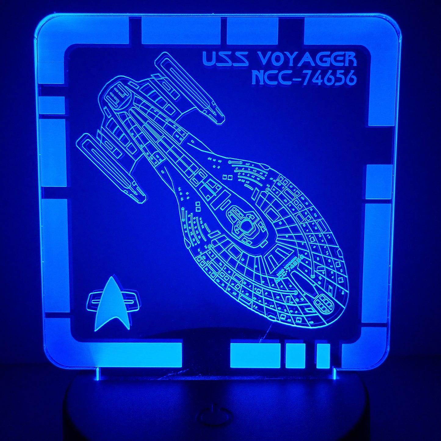USS Voyager - Plaque LED