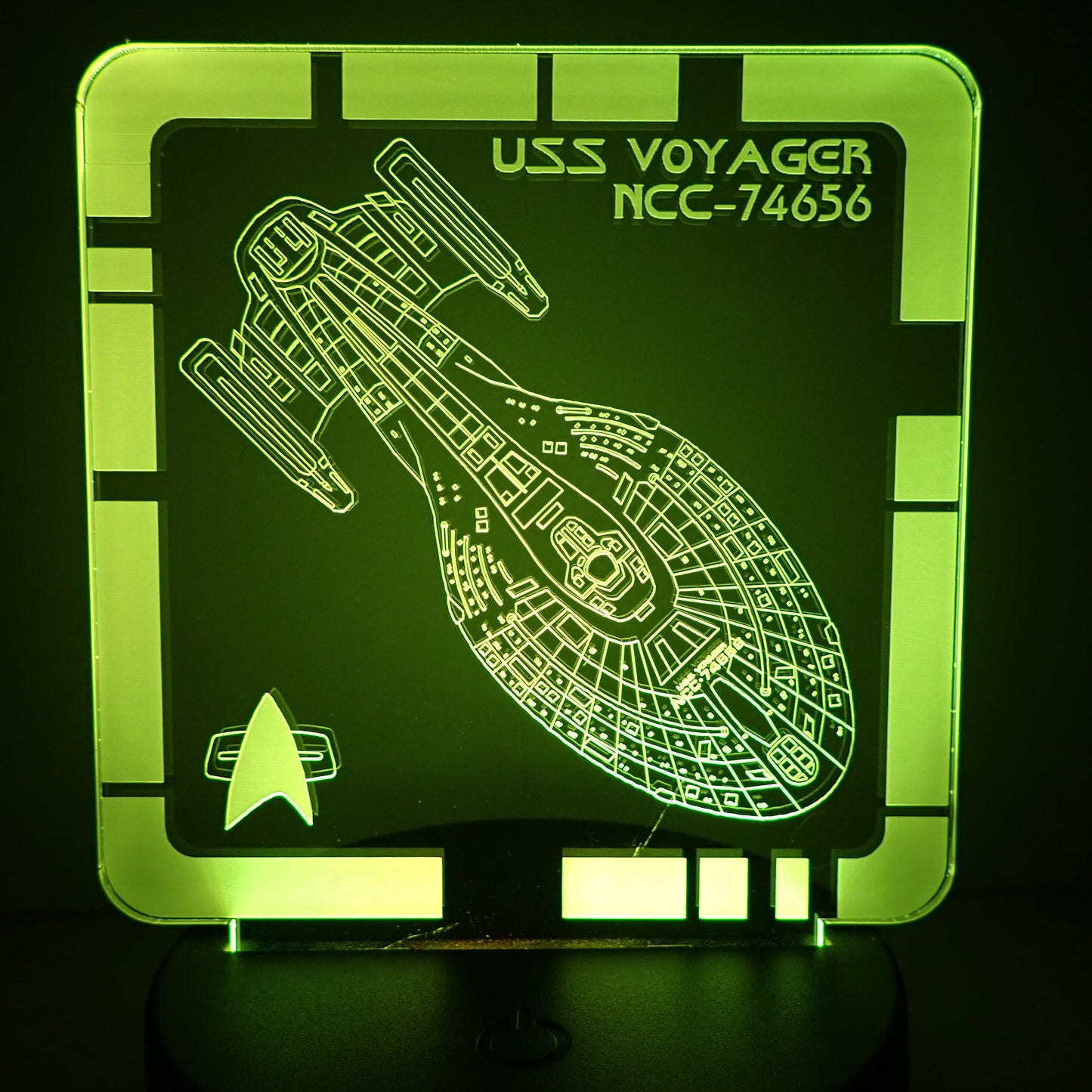 USS Voyager - Plaque LED