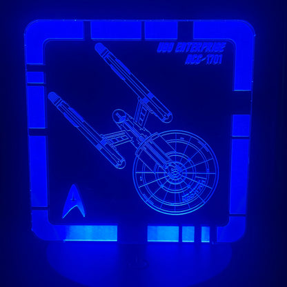 USS Enterprise (SNW)  - Plaque LED