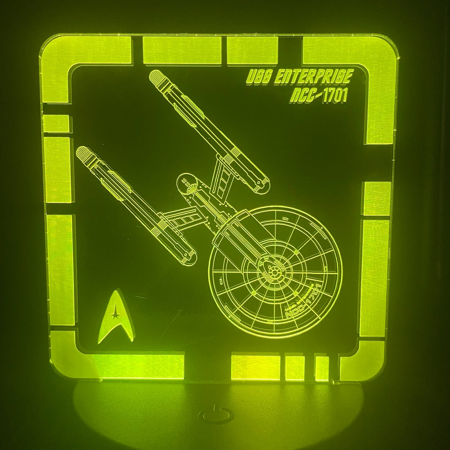 USS Enterprise (SNW)  - Plaque LED