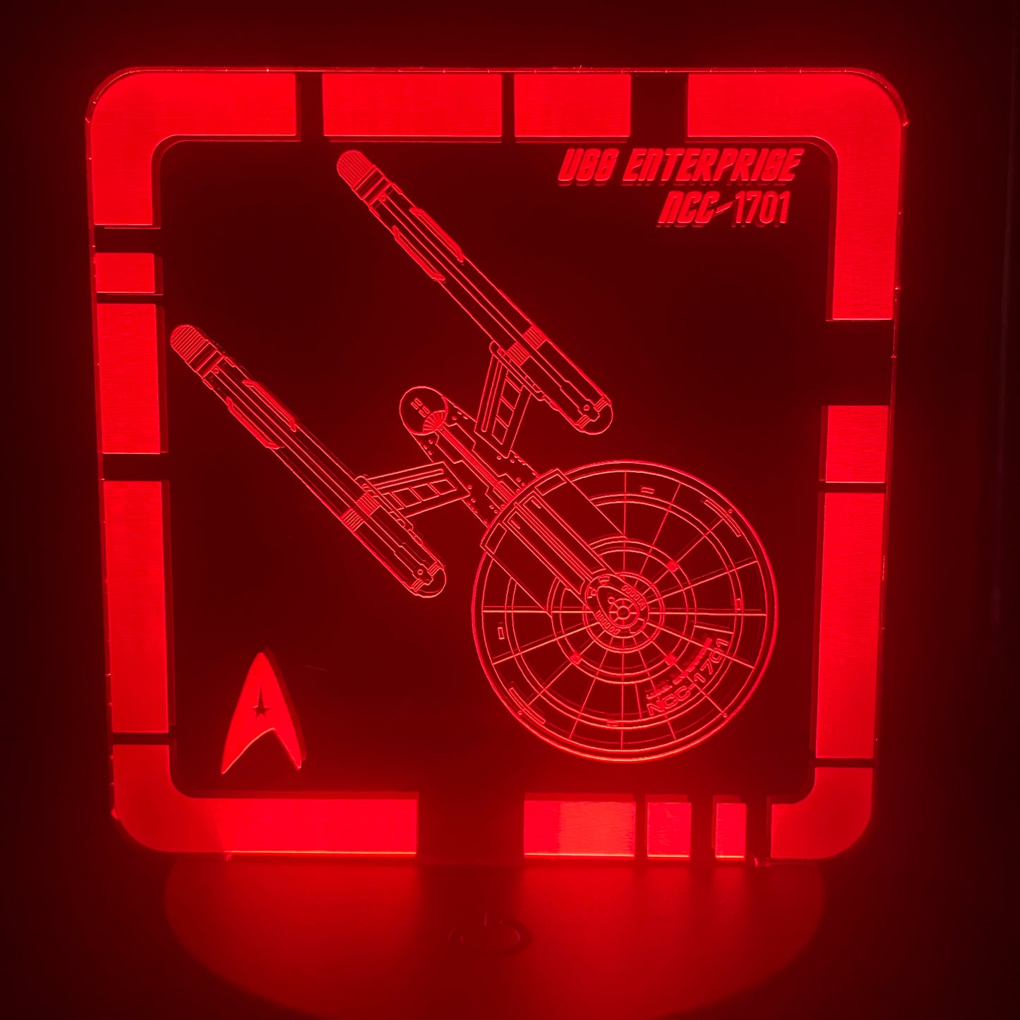 USS Enterprise (SNW)  - Plaque LED