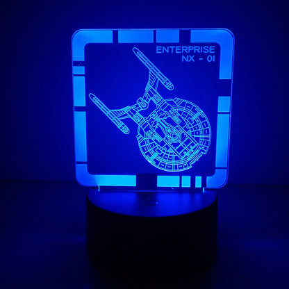 Enterprise NX-01 - Plaque LED