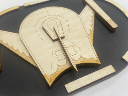 Romulan Bird of Prey (TOS) - Wood Plaque