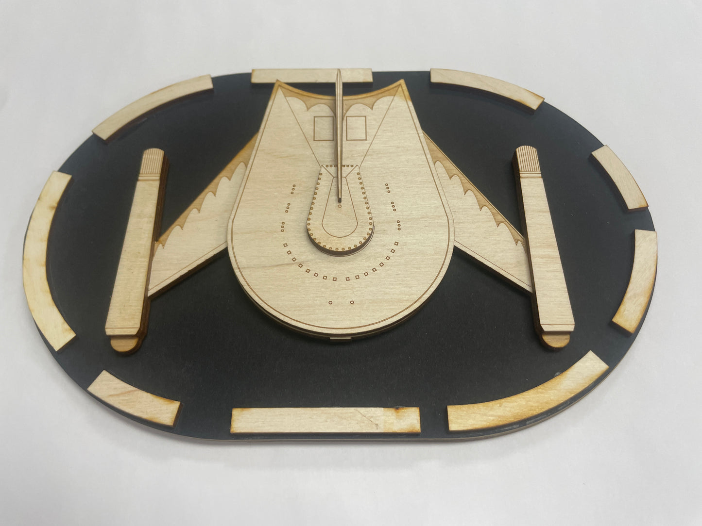 Romulan Bird of Prey (TOS) - Wood Plaque
