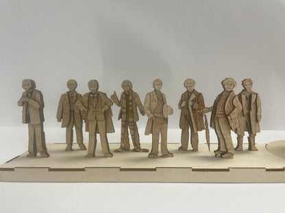The Doctor Panorama - Gallifrey - Wood model