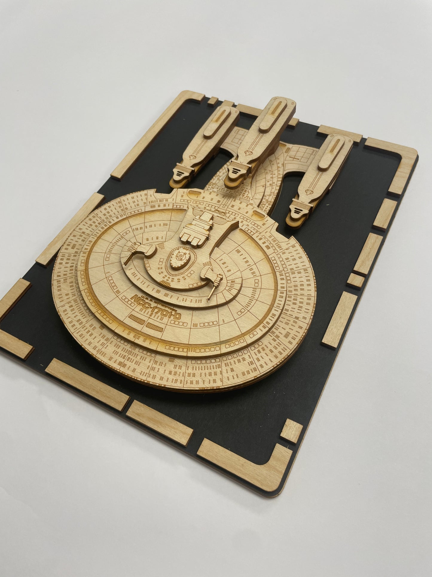 Galaxy Dreadnaught Class - Wood Plaque