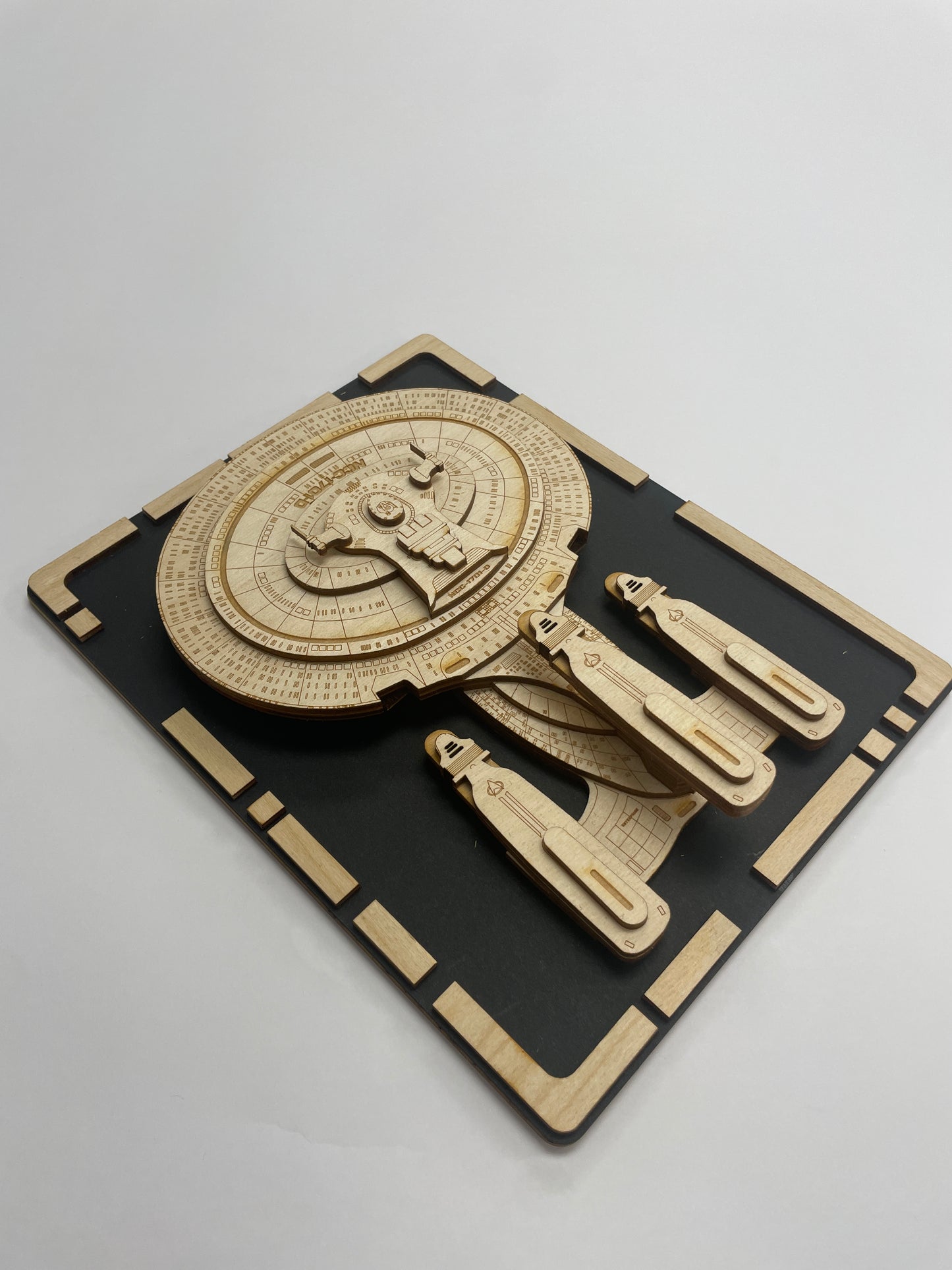 Galaxy Dreadnaught Class - Wood Plaque