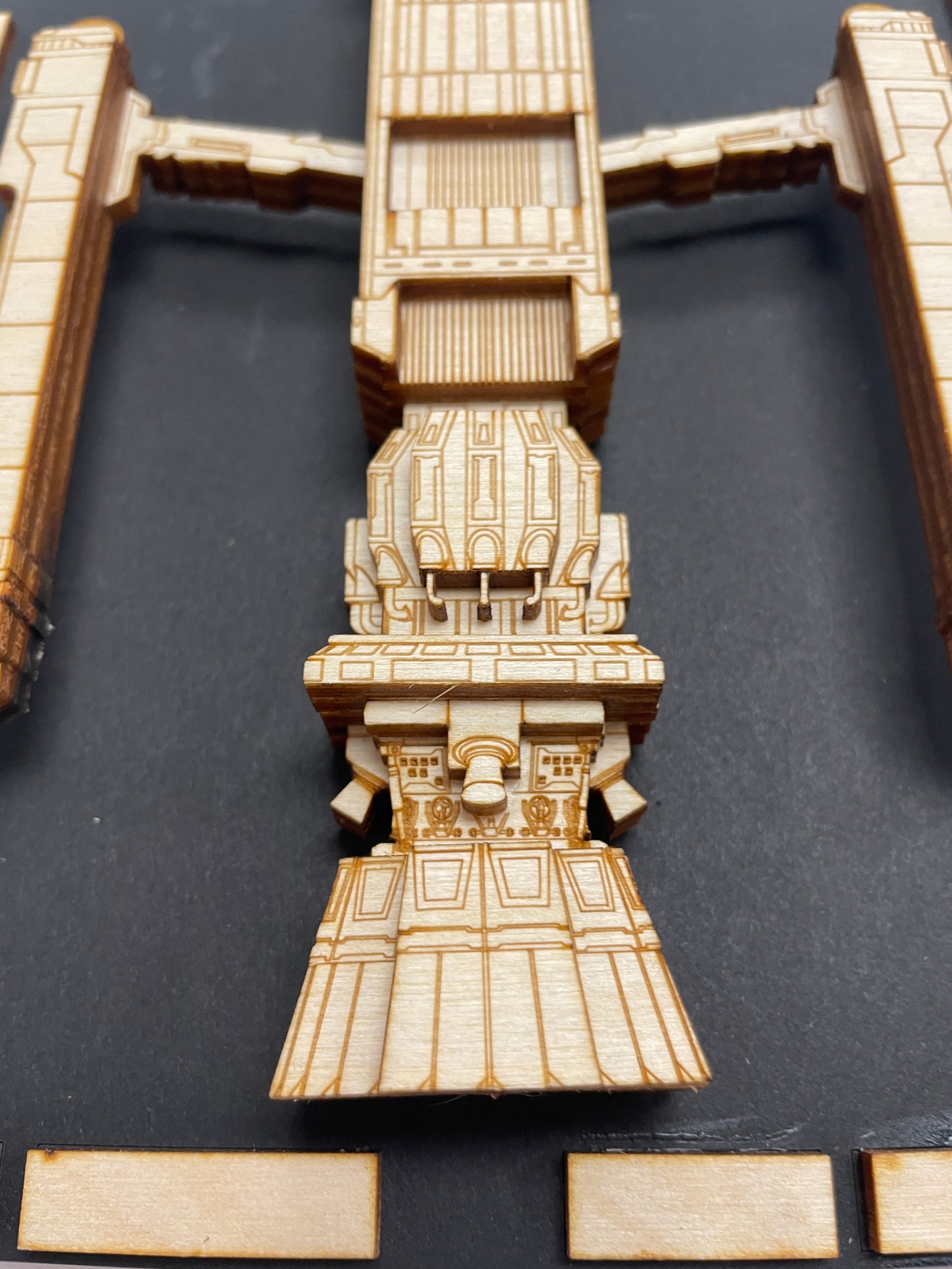 Phoenix Warp Ship  - Wood Plaque