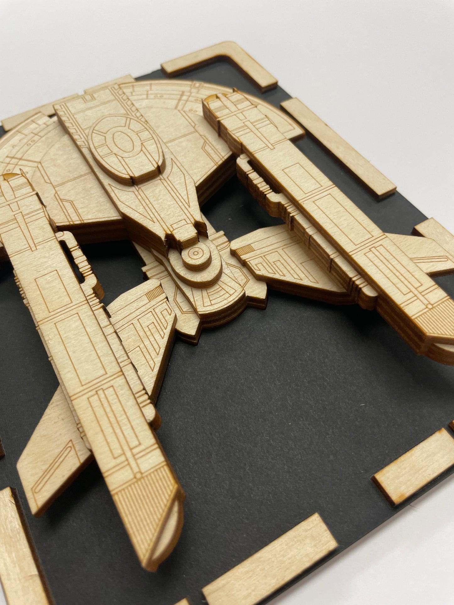 NX Intrepid Class - Wood Plaque
