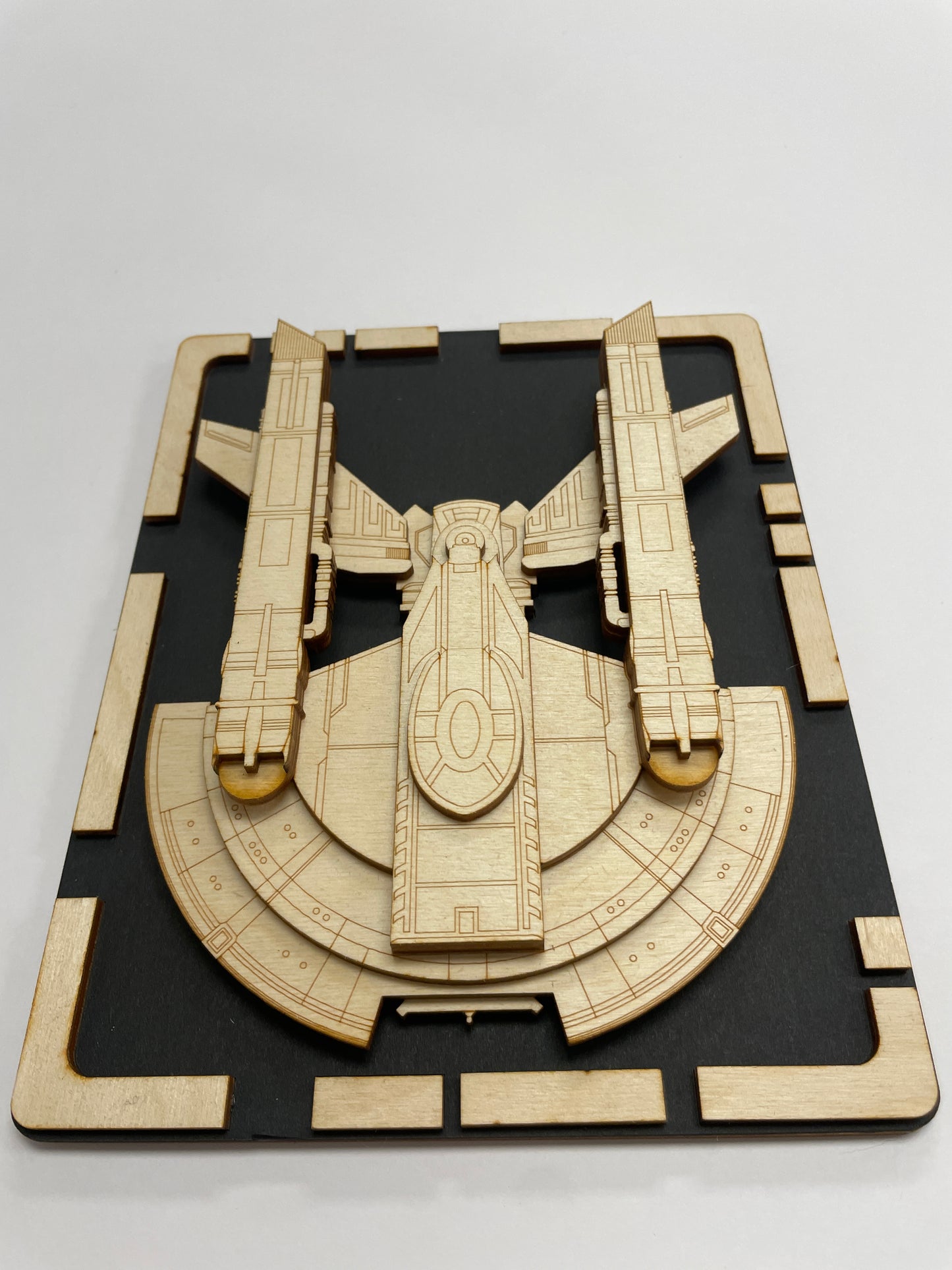 NX Intrepid Class - Wood Plaque