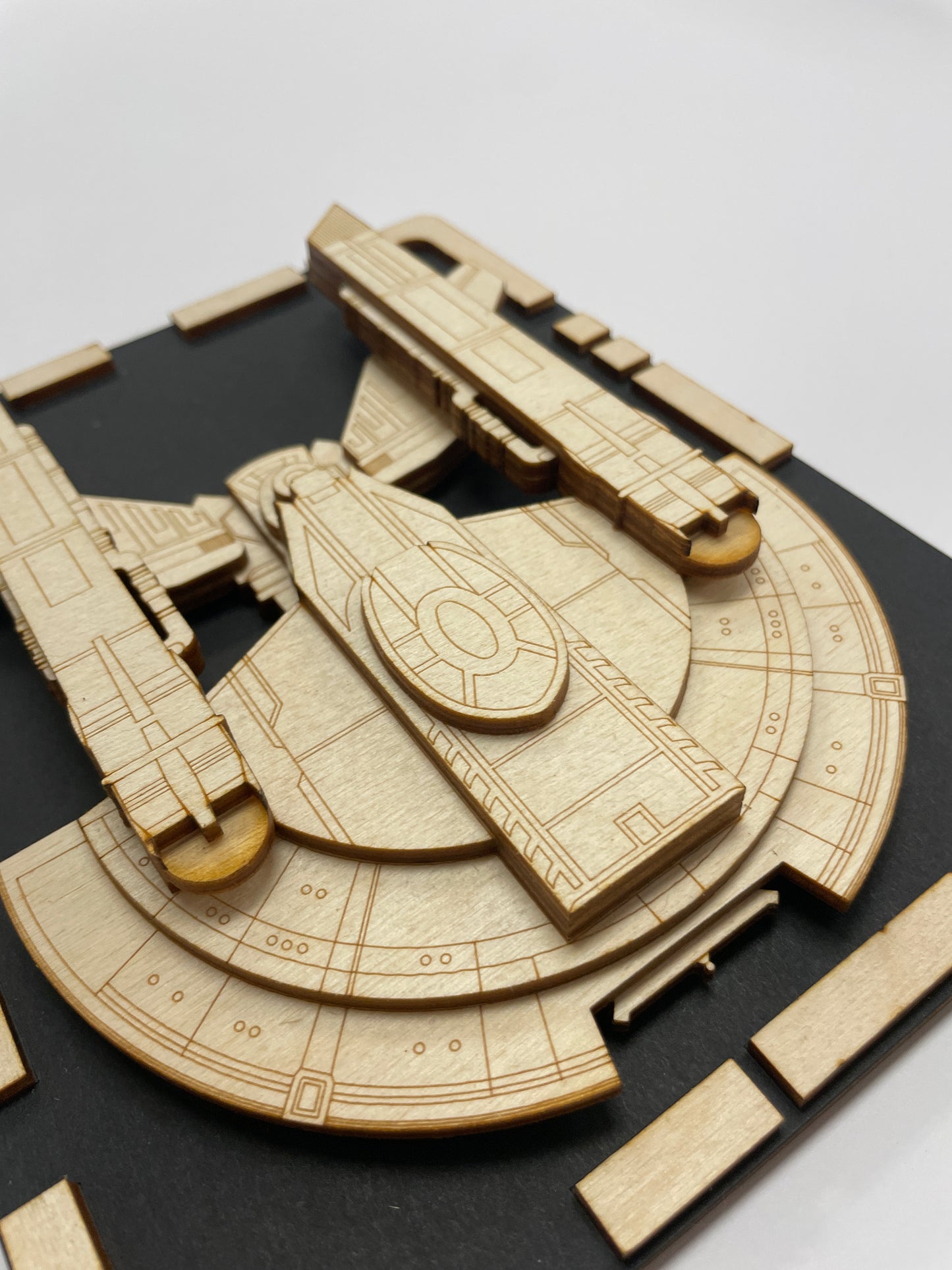 NX Intrepid Class - Wood Plaque