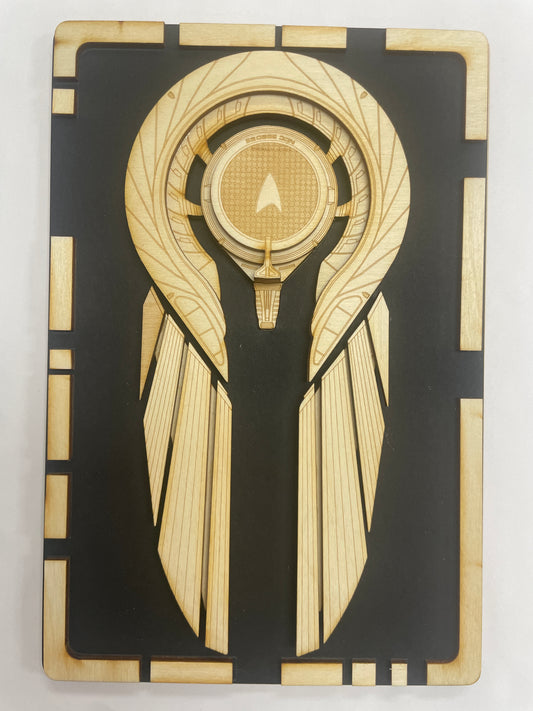 USS Athena - Wood Plaque