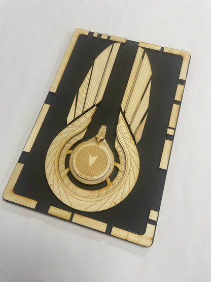 USS Athena - Wood Plaque